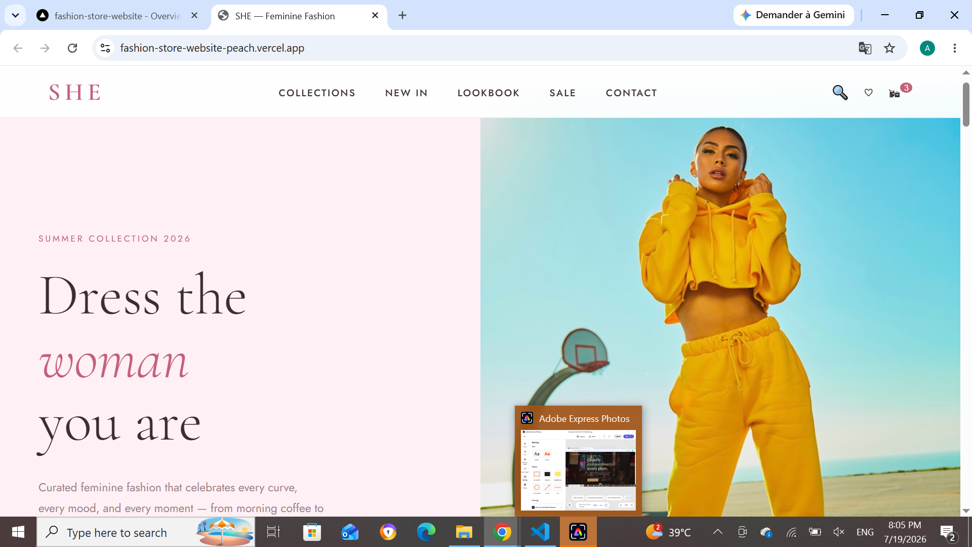 Fashion Store Website